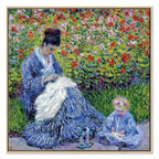 Madame Monet and Son Classic Canvas Print