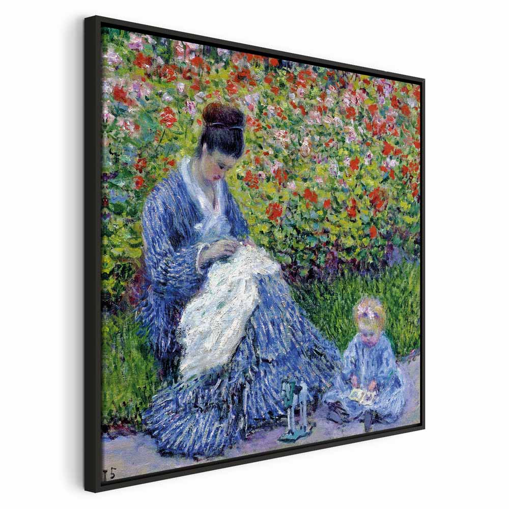 Madame Monet and Son Classic Canvas Print