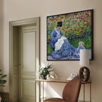 Madame Monet and Son Classic Canvas Print