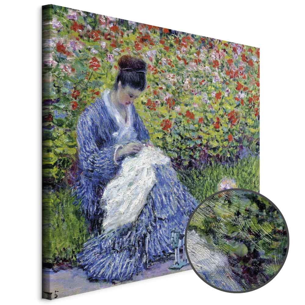 Madame Monet and Son Classic Canvas Print