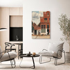 Vermeer The Little Street Classic Canvas Print