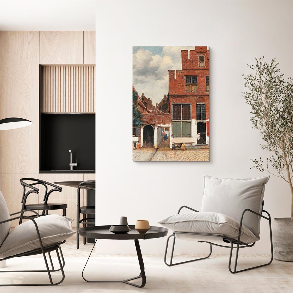 Vermeer The Little Street Classic Canvas Print