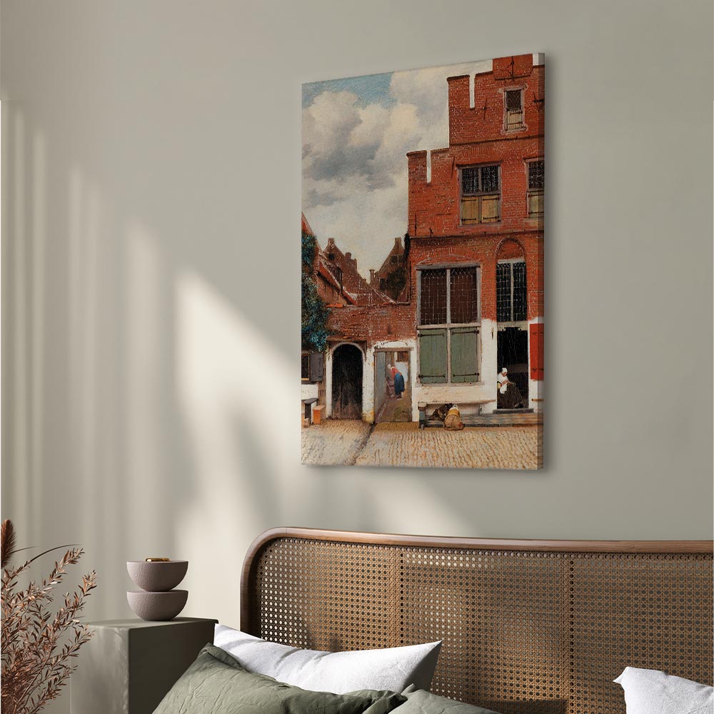 Vermeer The Little Street Classic Canvas Print