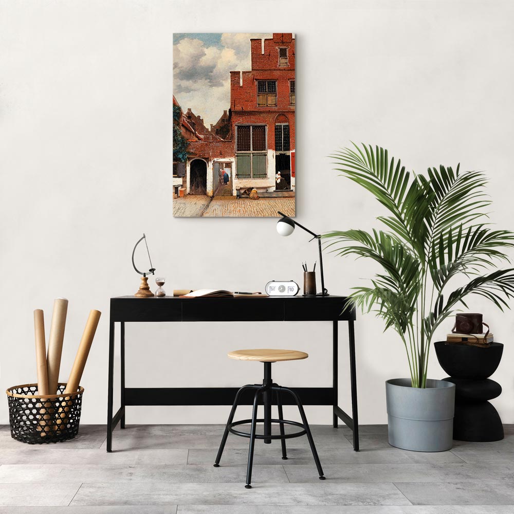 Vermeer The Little Street Classic Canvas Print