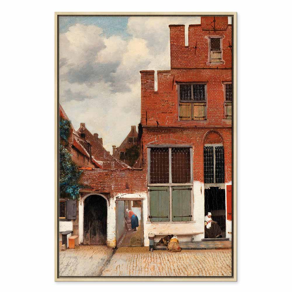 Vermeer The Little Street Classic Canvas Print