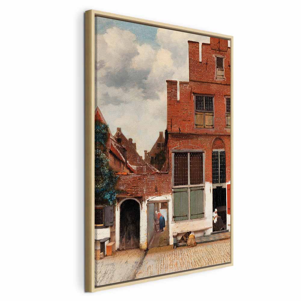 Vermeer The Little Street Classic Canvas Print