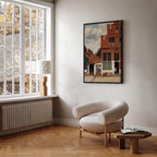 Vermeer The Little Street Classic Canvas Print