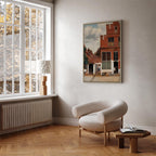 Vermeer The Little Street Classic Canvas Print
