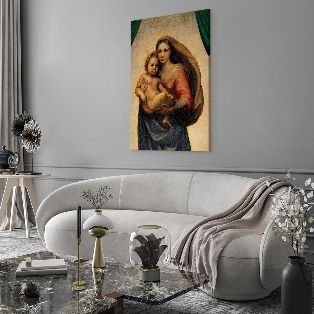 Sistine Madonna Fragment Classic Canvas Print