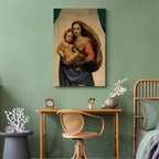 Sistine Madonna Fragment Classic Canvas Print