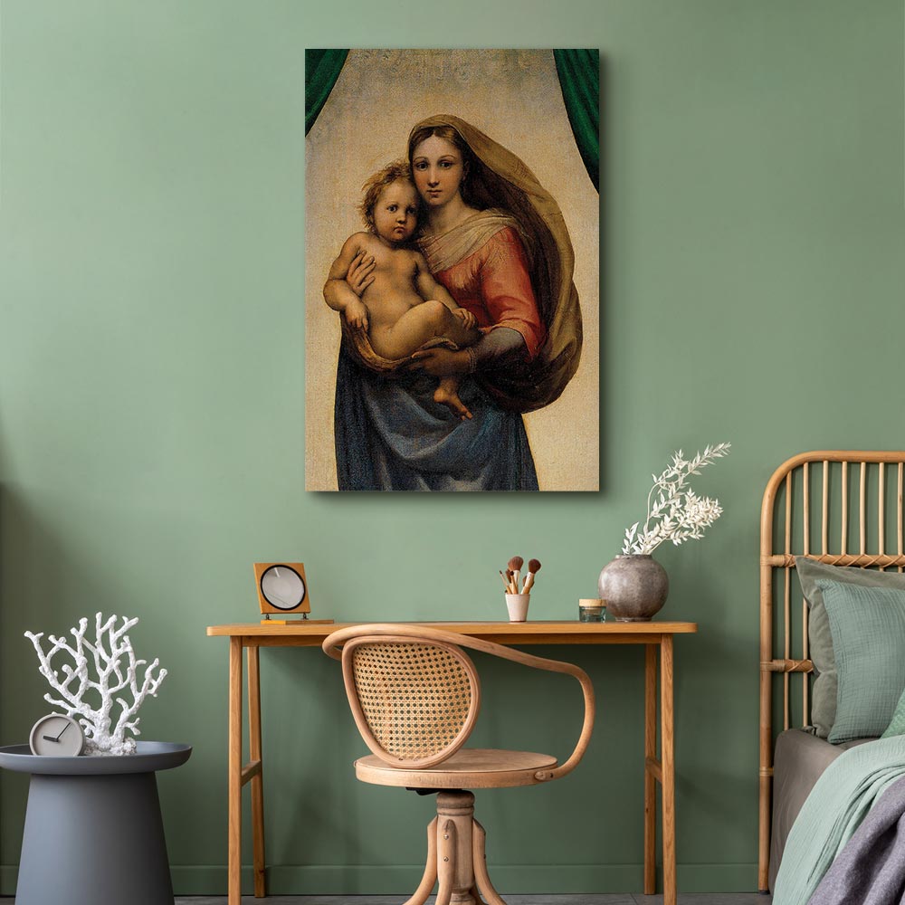 Sistine Madonna Fragment Classic Canvas Print
