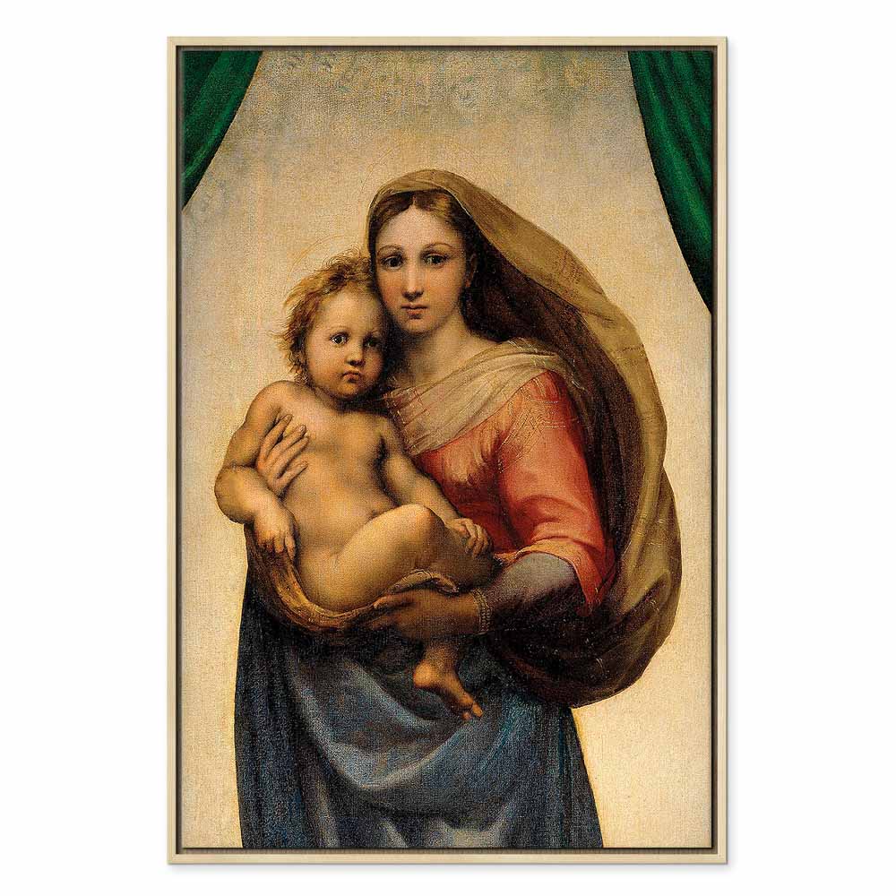 Sistine Madonna Fragment Classic Canvas Print