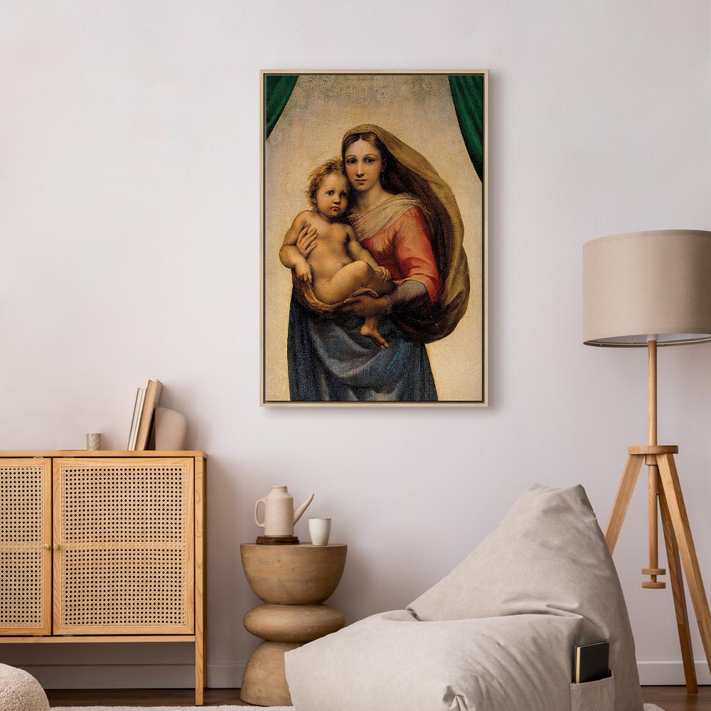 Sistine Madonna Fragment Classic Canvas Print