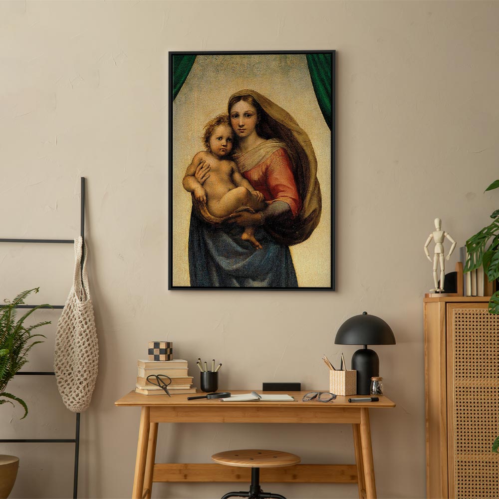 Sistine Madonna Fragment Classic Canvas Print