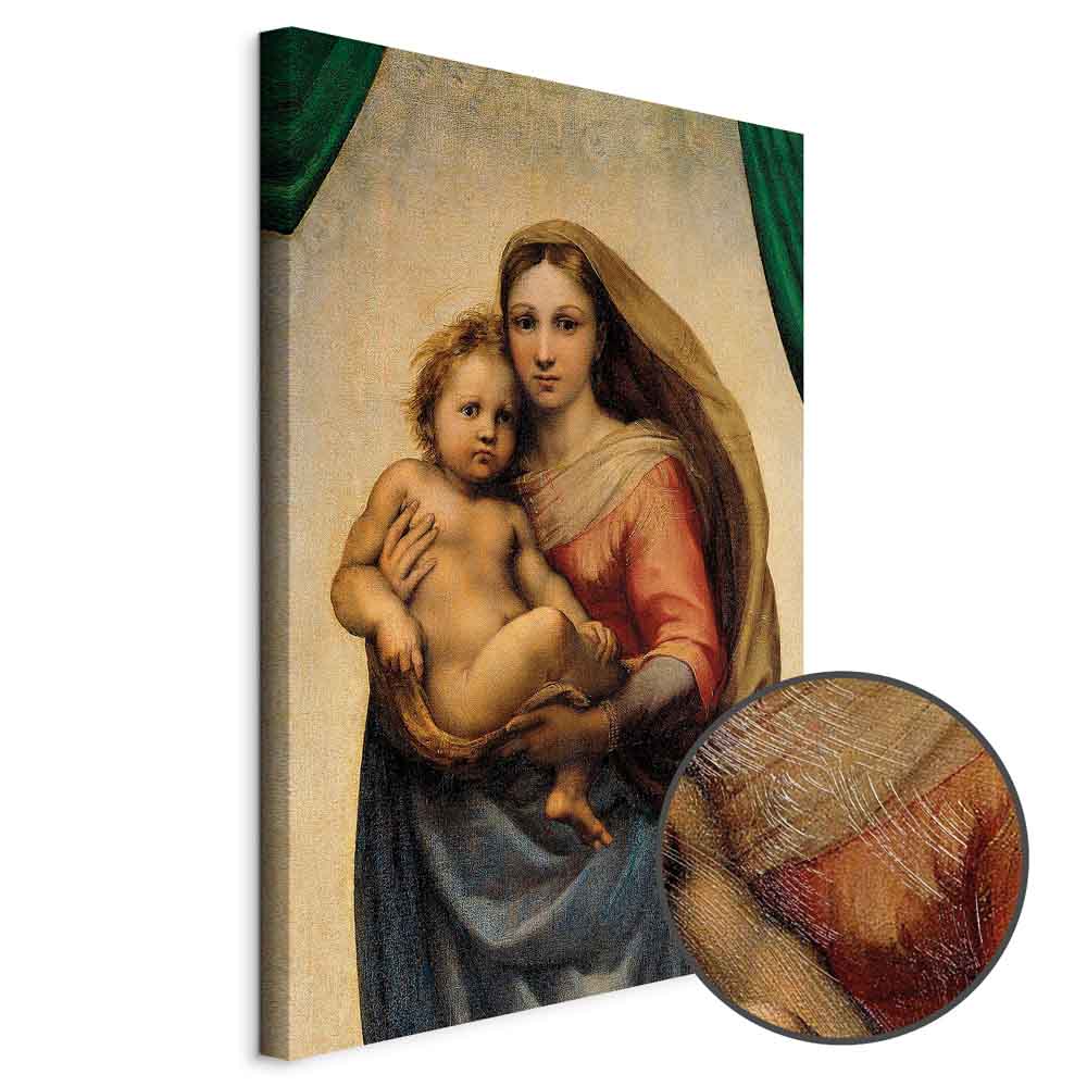 Sistine Madonna Fragment Classic Canvas Print
