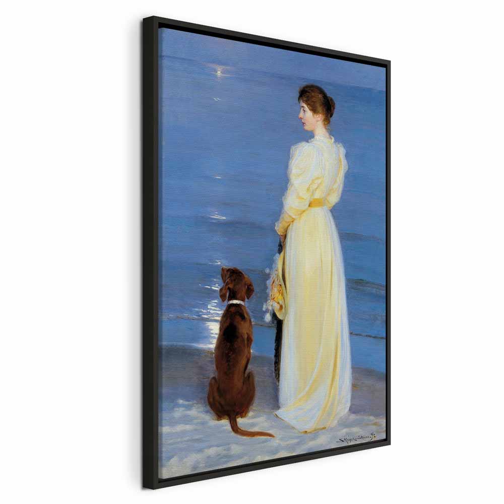 Canvas Print Summer Evening in Skagen
