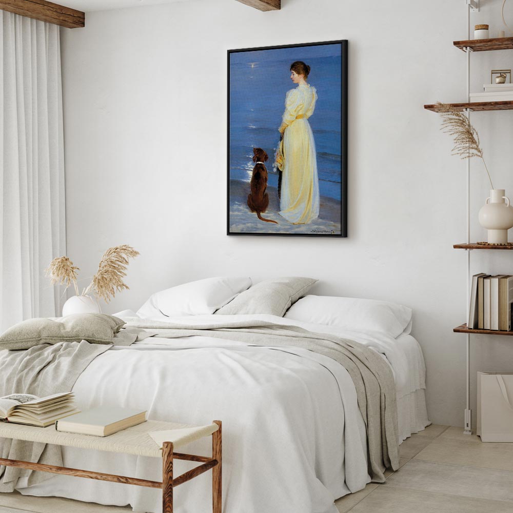 Canvas Print Summer Evening in Skagen