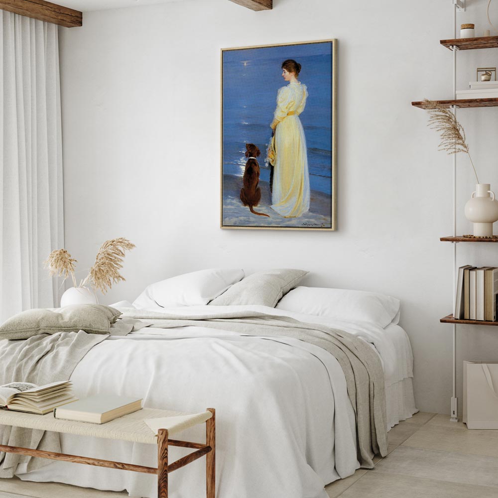 Canvas Print Summer Evening in Skagen