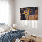 Gustav Klimt Music Gold Canvas Print