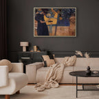 Gustav Klimt Music Gold Canvas Print