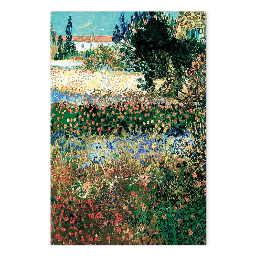 Van Gogh Blossoming Garden Classic Canvas Print
