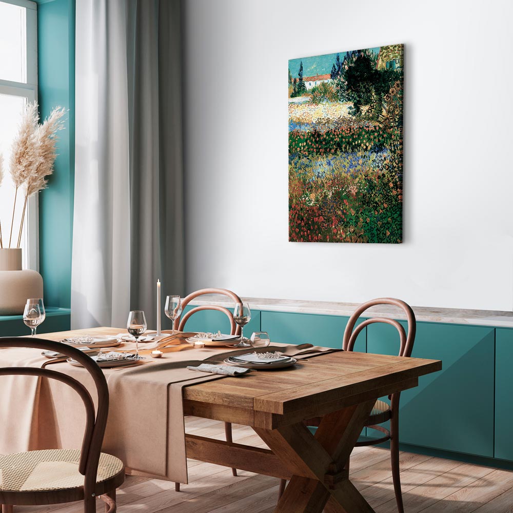 Van Gogh Blossoming Garden Classic Canvas Print