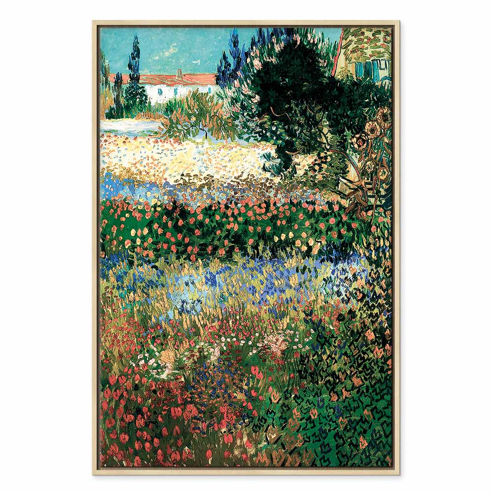 Van Gogh Blossoming Garden Classic Canvas Print