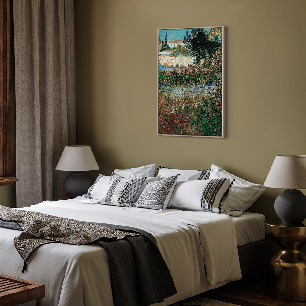 Van Gogh Blossoming Garden Classic Canvas Print