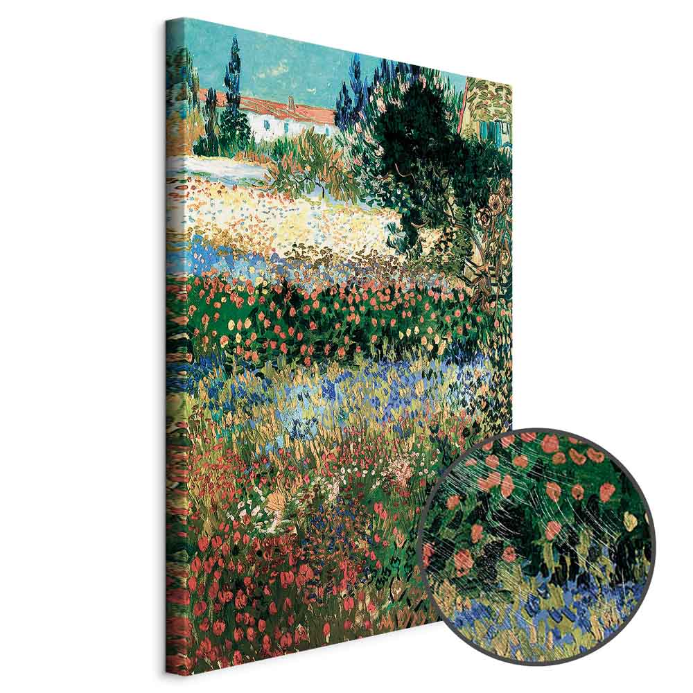 Van Gogh Blossoming Garden Classic Canvas Print
