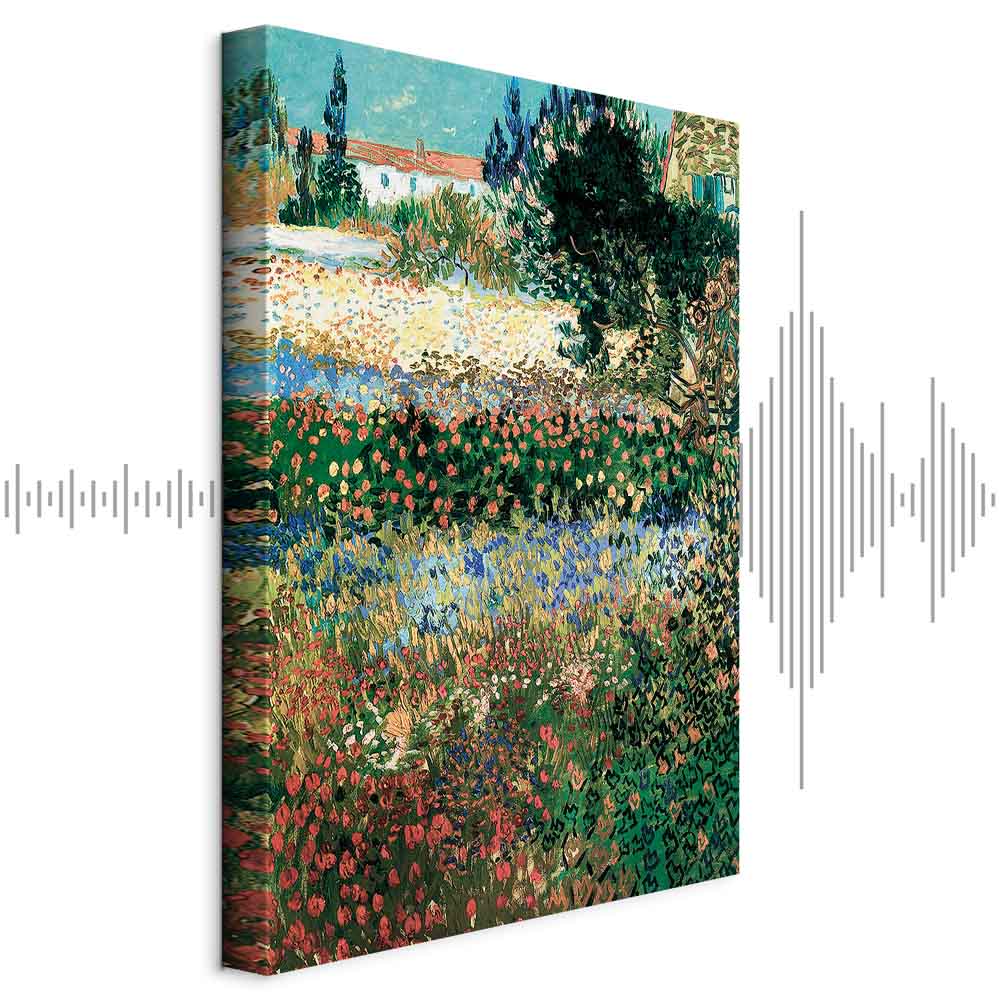 Van Gogh Blossoming Garden Classic Canvas Print