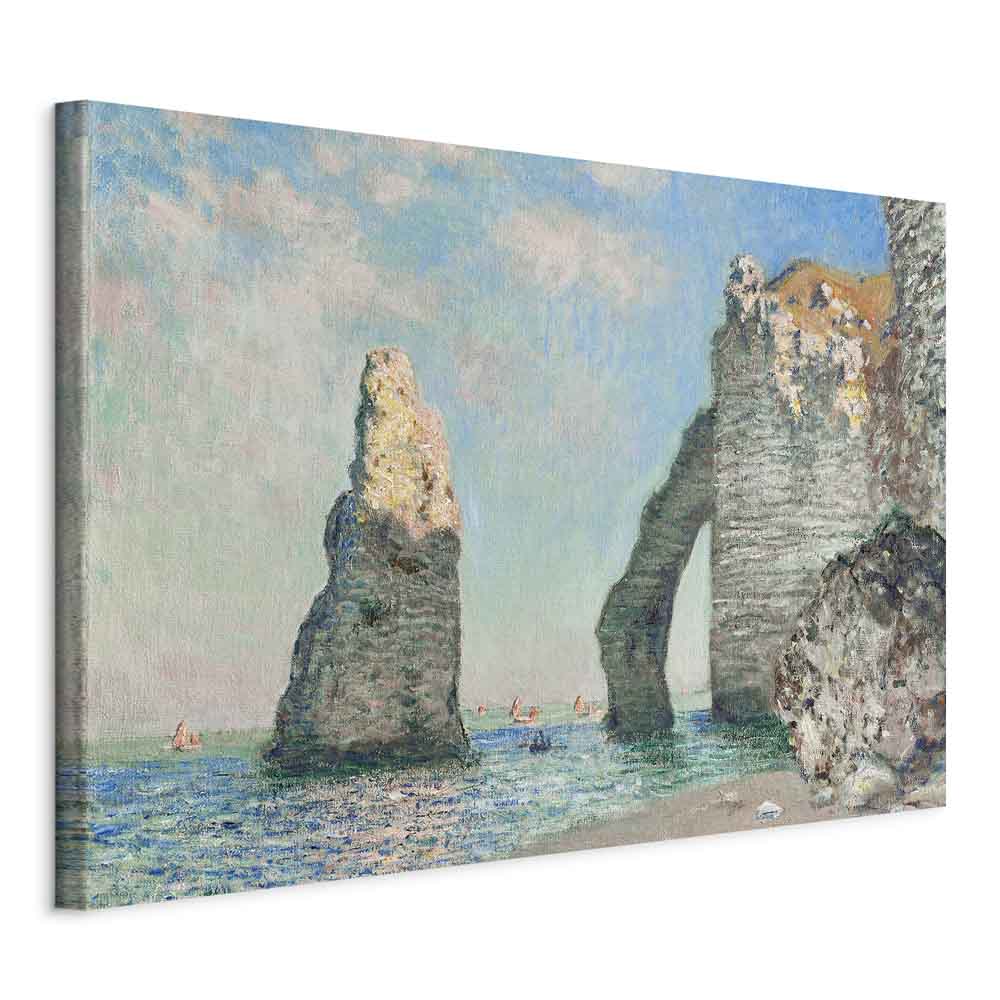 Monet Etretat Cliffs Seascape Classic Canvas Print