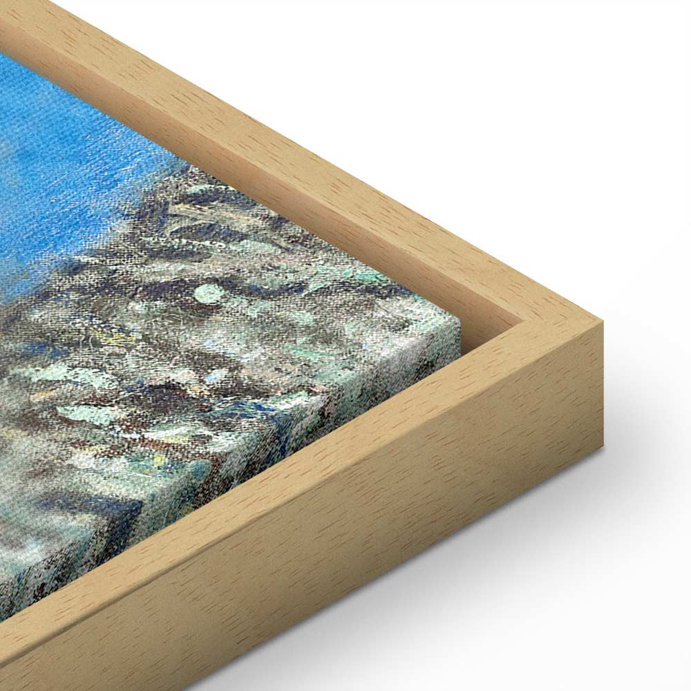 Monet Etretat Cliffs Seascape Classic Canvas Print