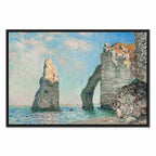 Monet Etretat Cliffs Seascape Classic Canvas Print