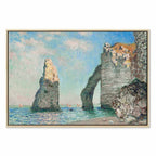 Monet Etretat Cliffs Seascape Classic Canvas Print