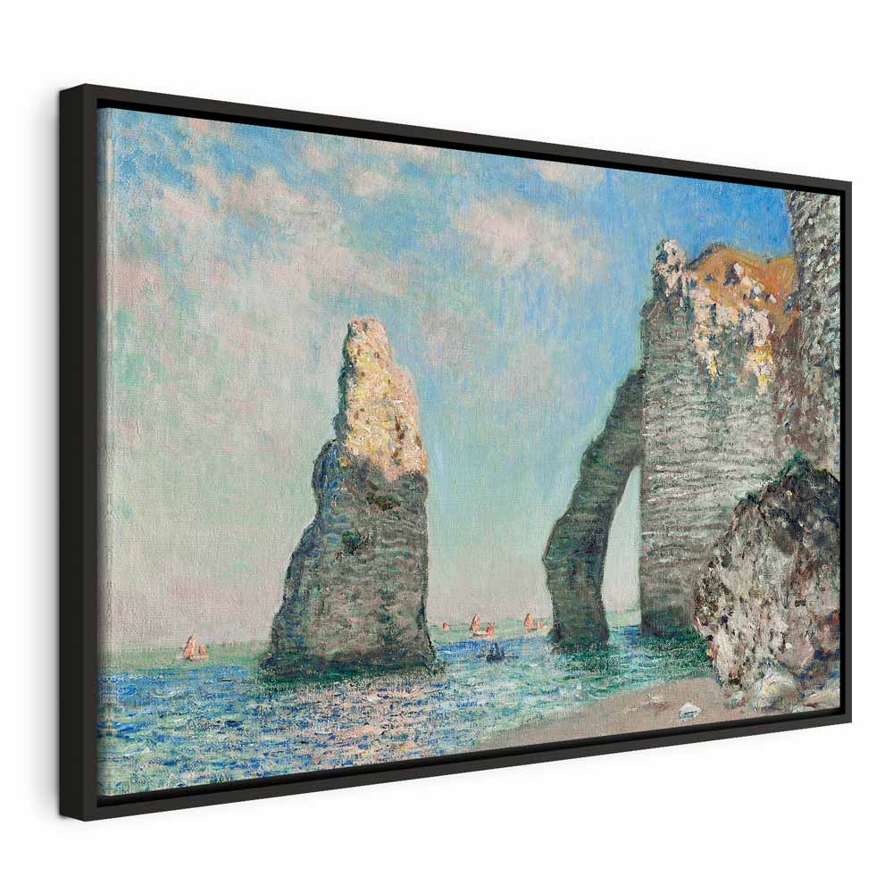 Monet Etretat Cliffs Seascape Classic Canvas Print