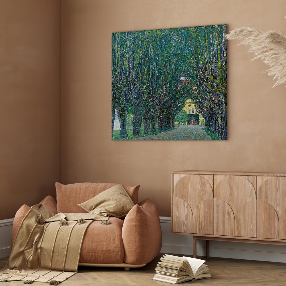 Canvas Print - Alley of Trees in the Park