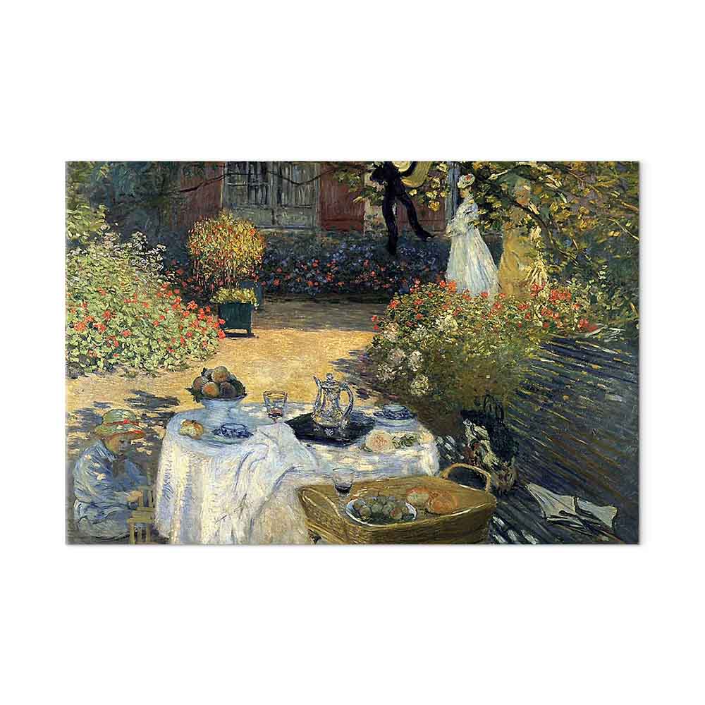 Monet The Luncheon at Argenteuil Classic Canvas Print