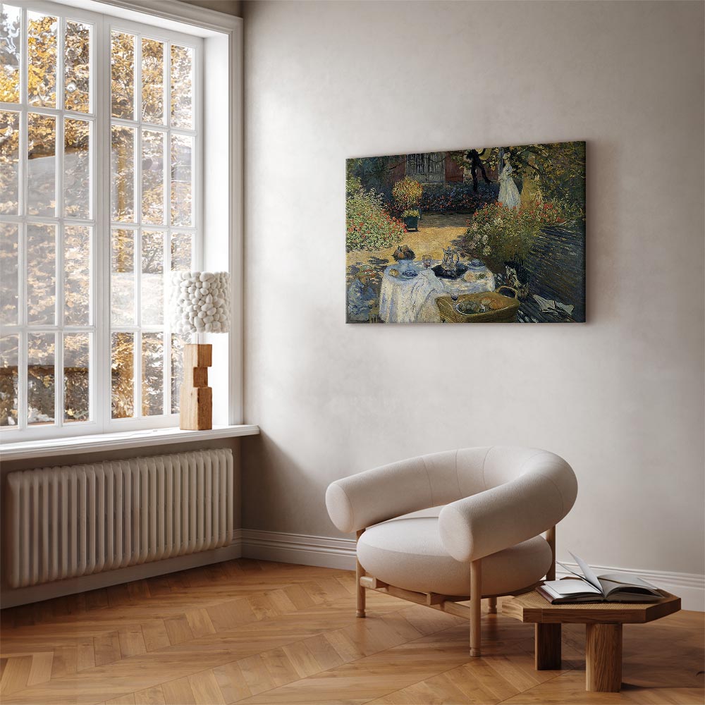 Monet The Luncheon at Argenteuil Classic Canvas Print