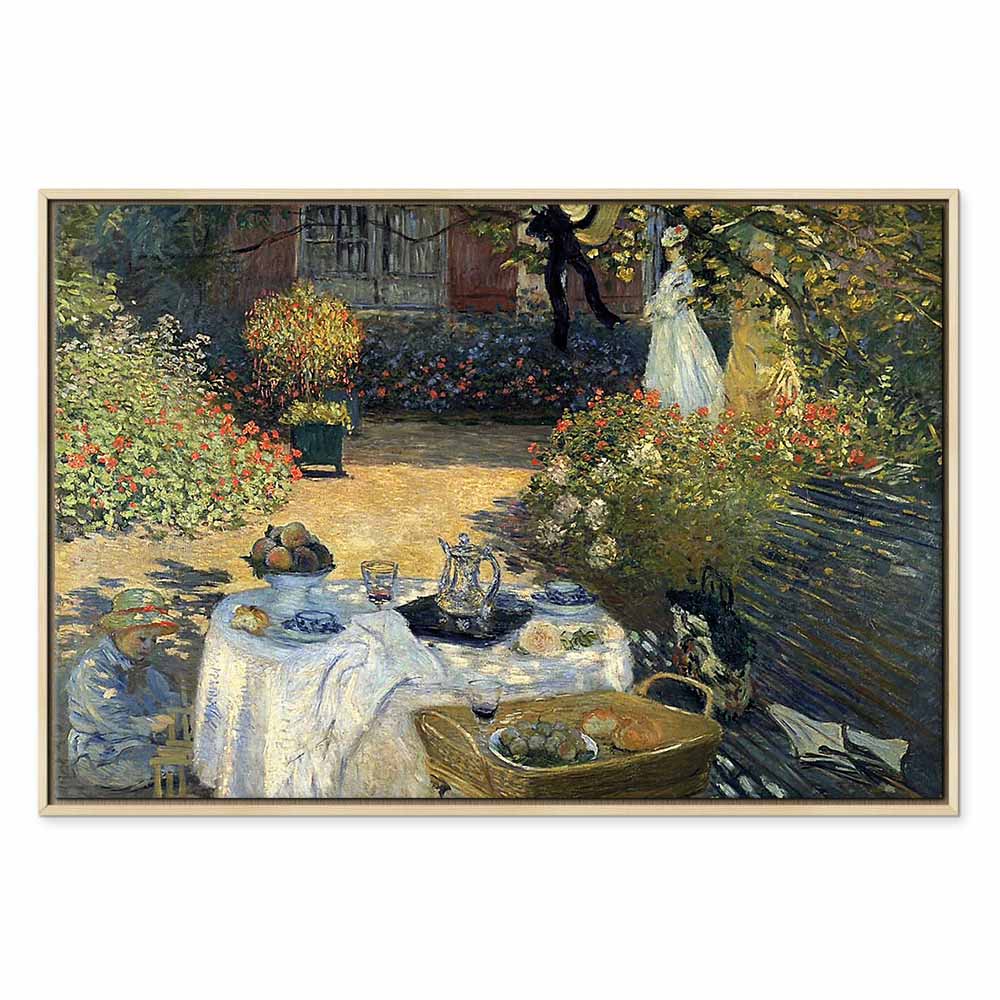 Monet The Luncheon at Argenteuil Classic Canvas Print