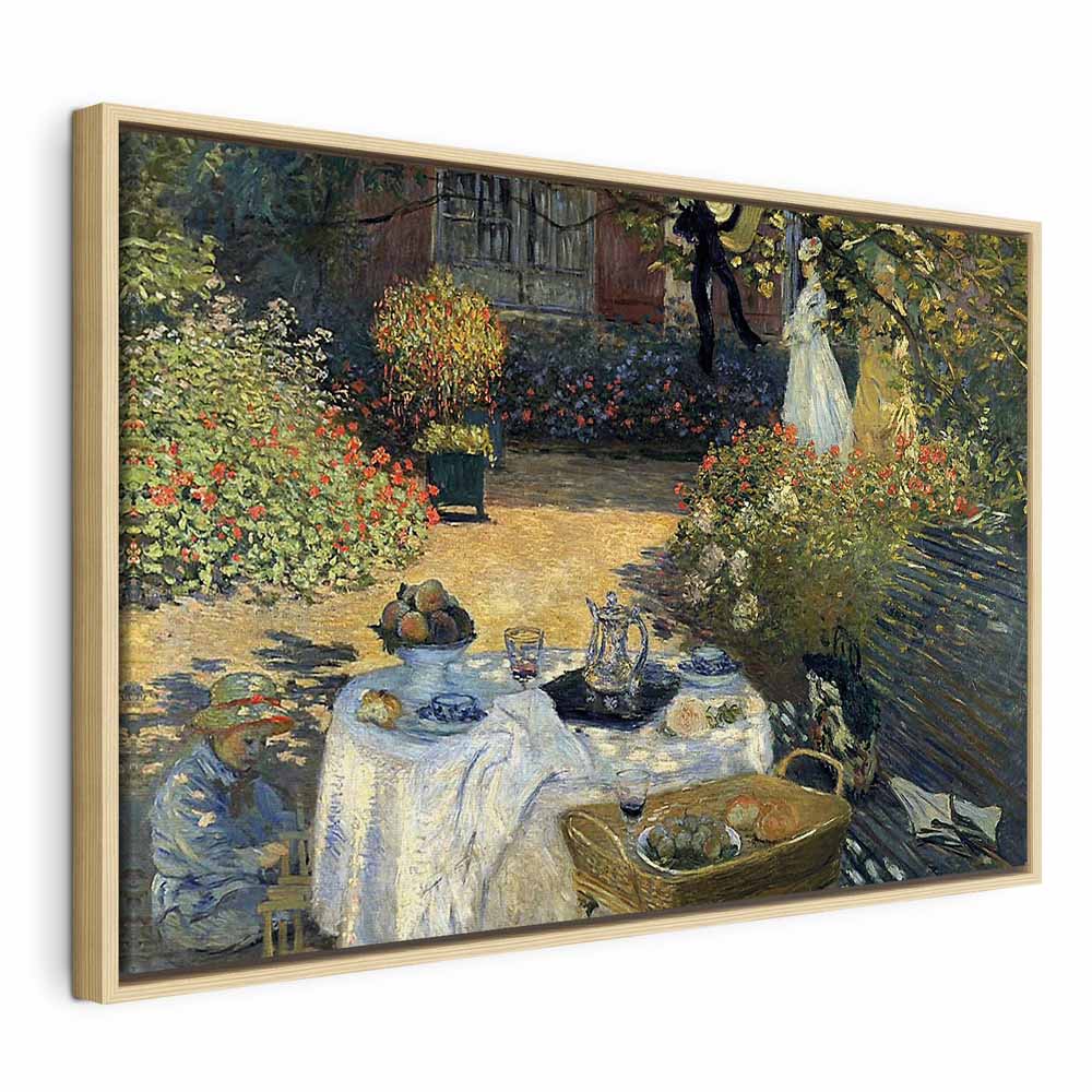 Monet The Luncheon at Argenteuil Classic Canvas Print
