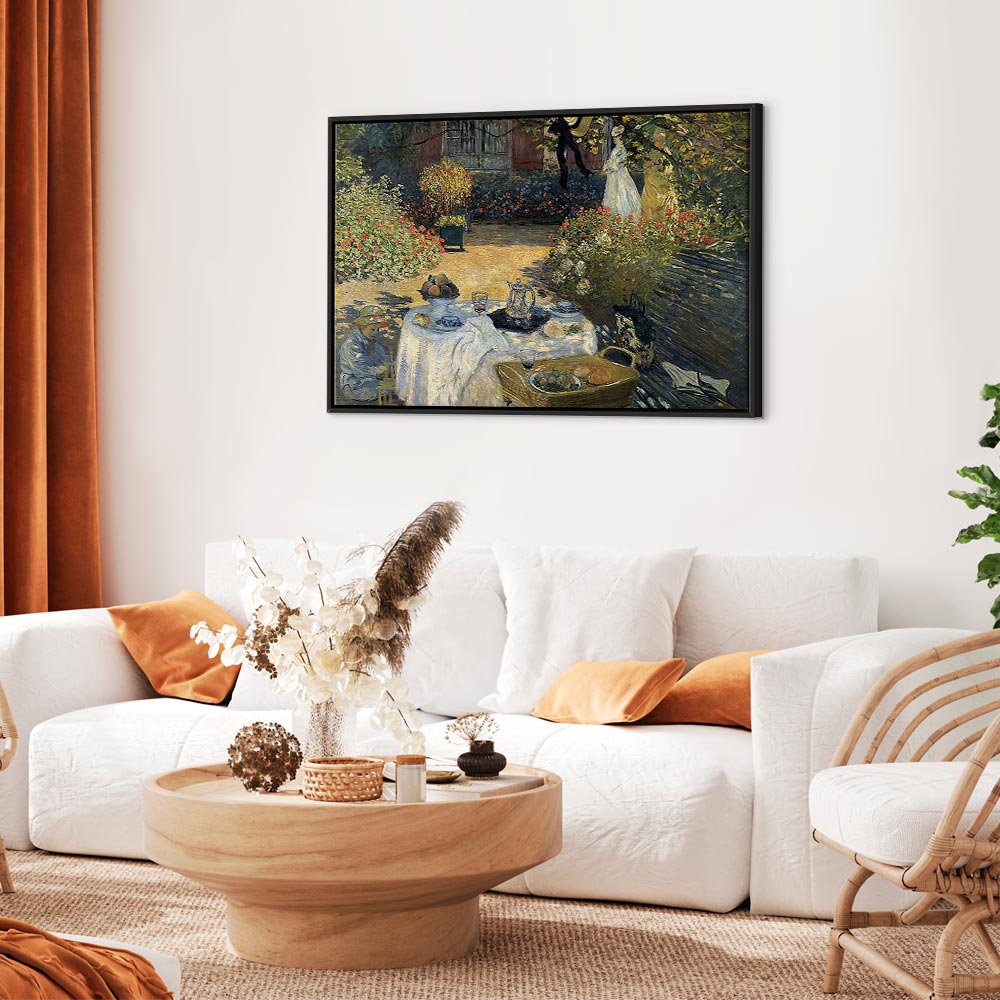 Monet The Luncheon at Argenteuil Classic Canvas Print