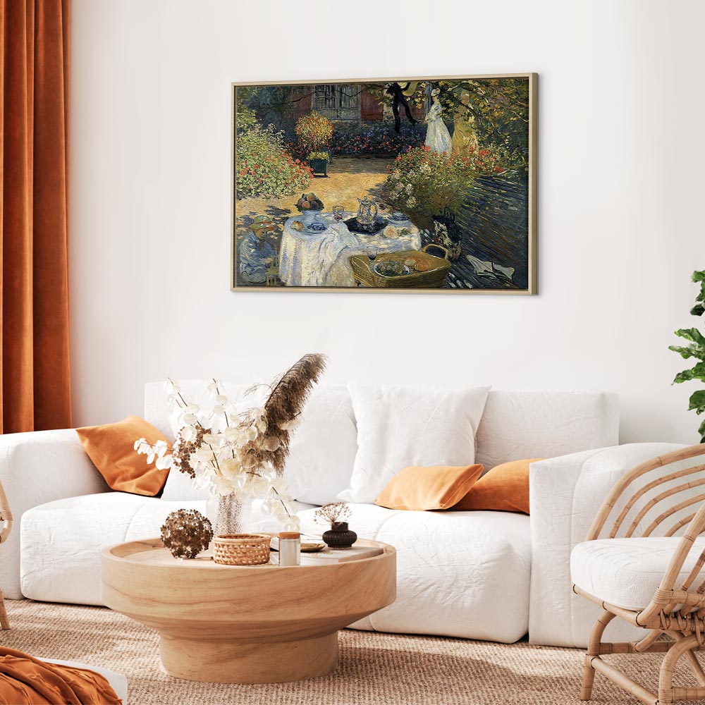 Monet The Luncheon at Argenteuil Classic Canvas Print