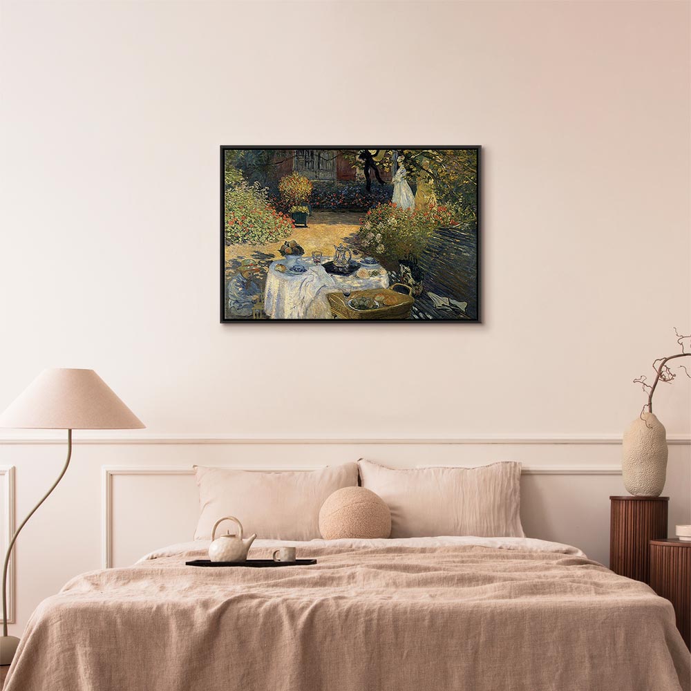 Monet The Luncheon at Argenteuil Classic Canvas Print