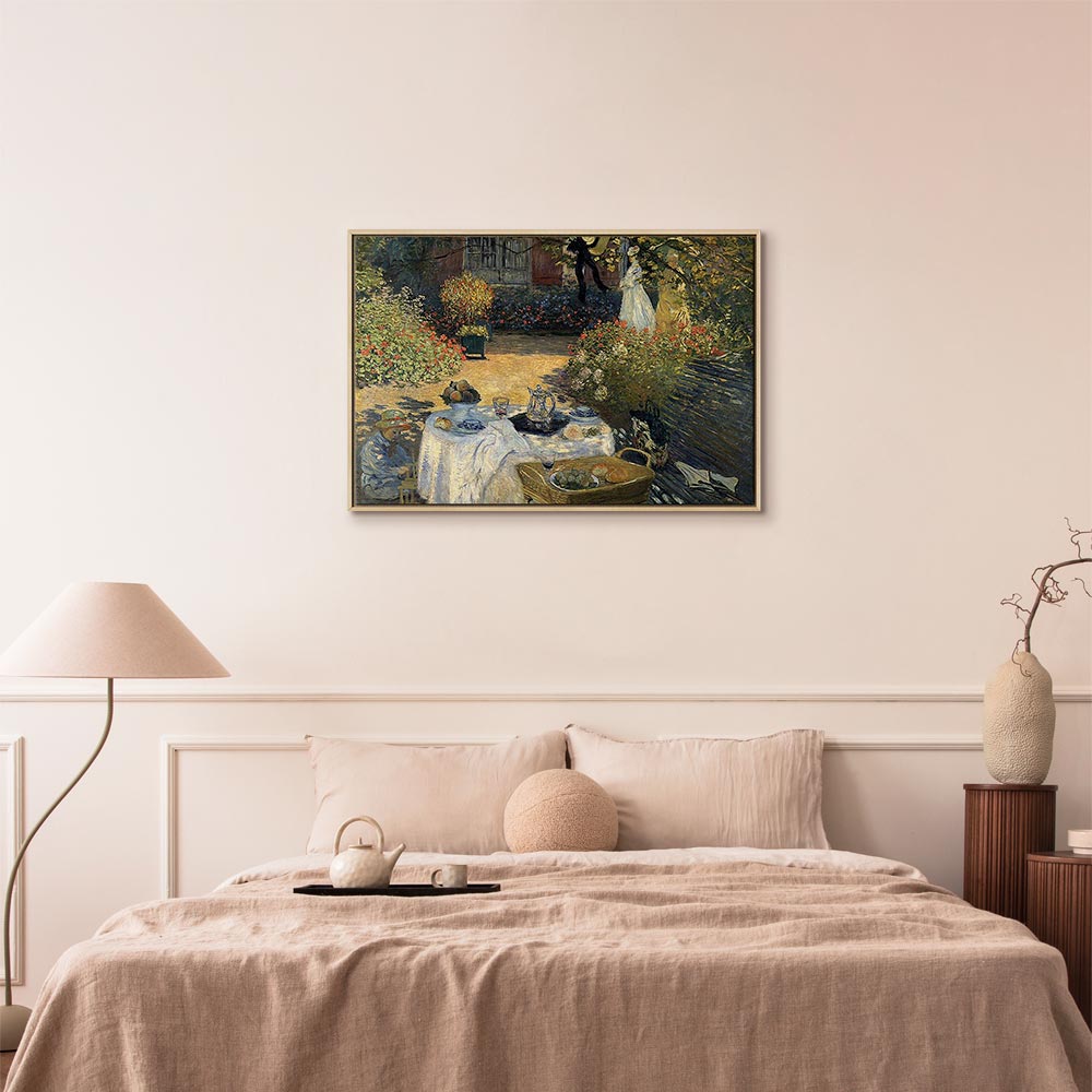 Monet The Luncheon at Argenteuil Classic Canvas Print