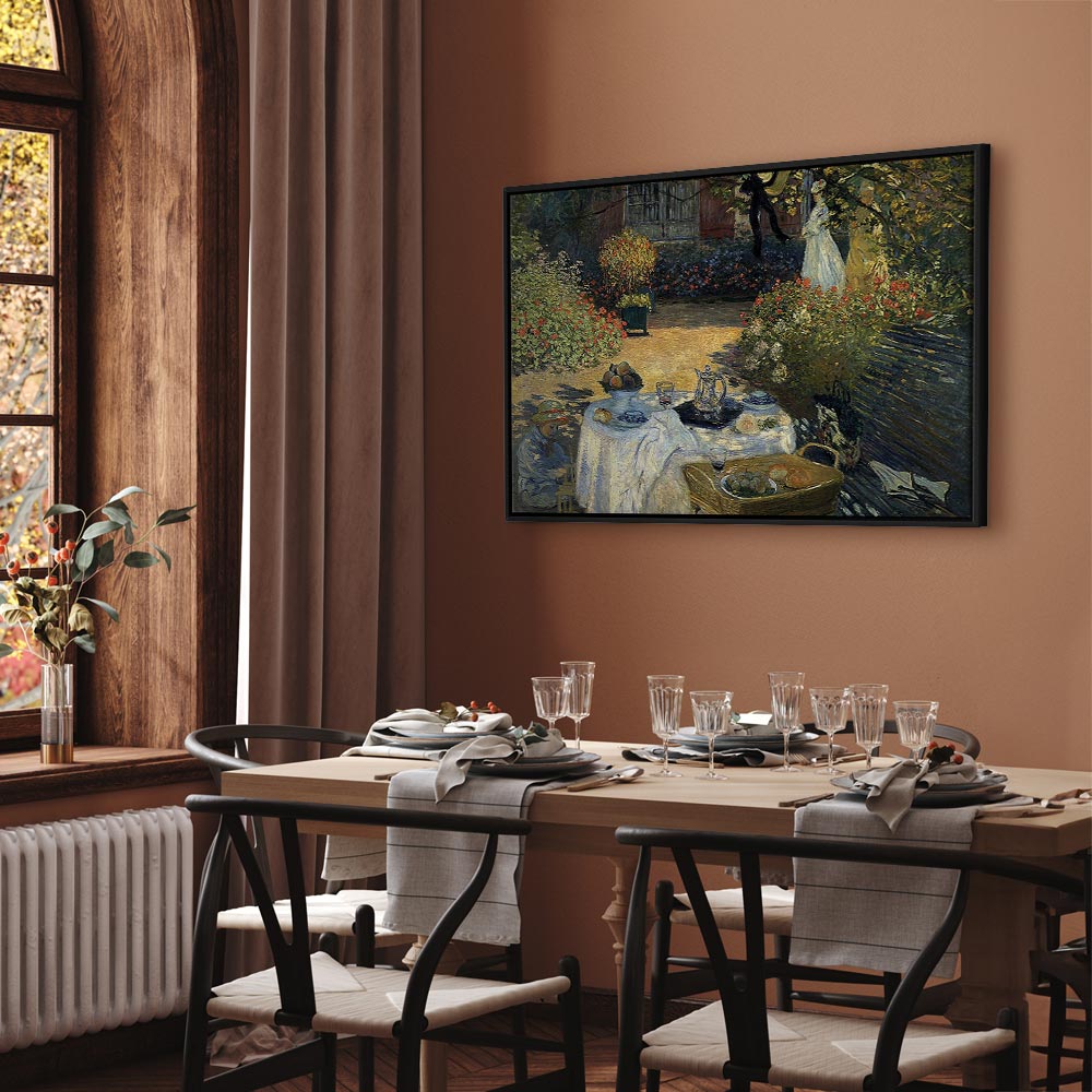 Monet The Luncheon at Argenteuil Classic Canvas Print