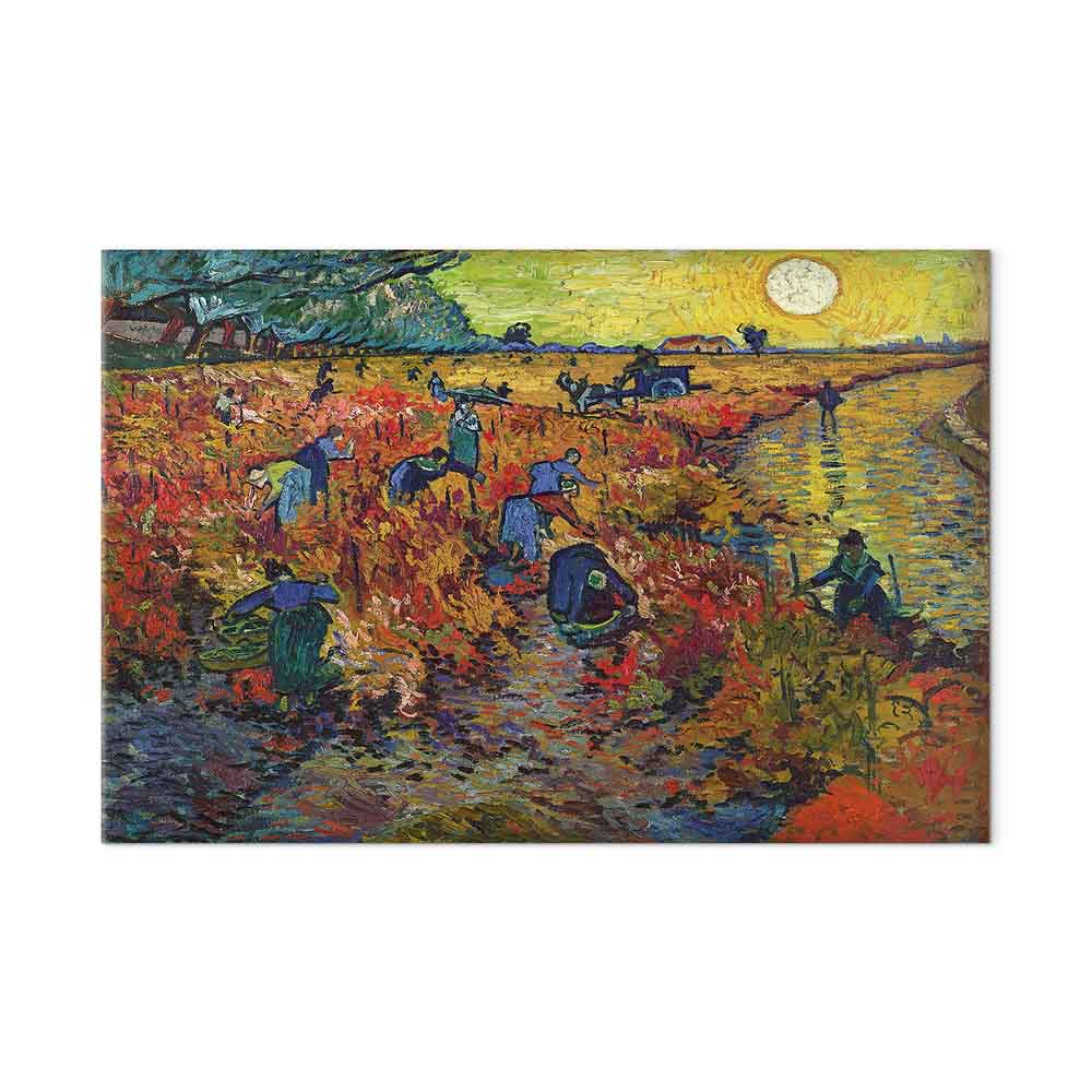 Red Vineyard Van Gogh Classic Canvas Print