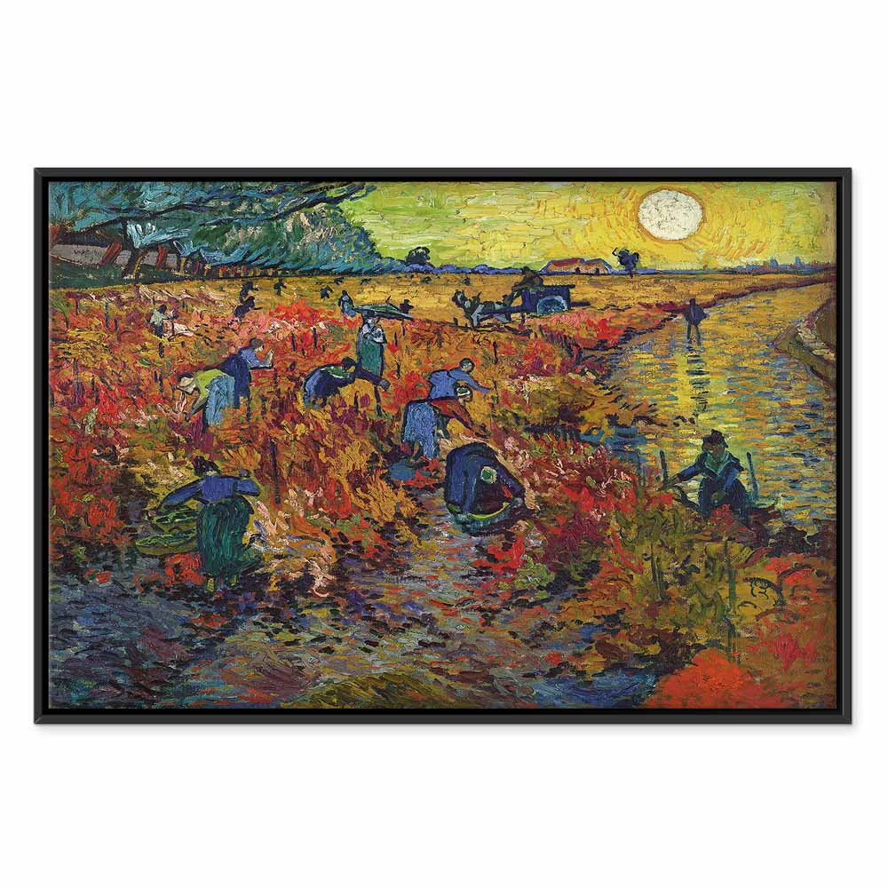 Red Vineyard Van Gogh Classic Canvas Print