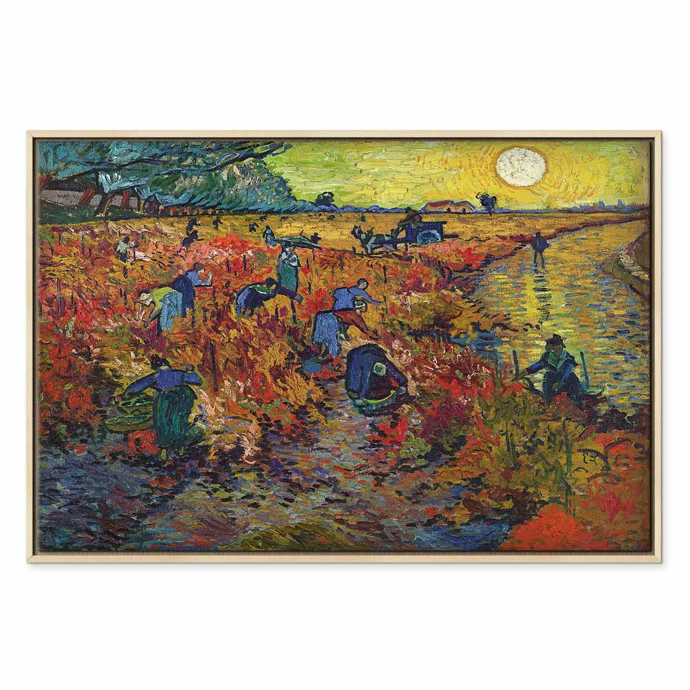 Red Vineyard Van Gogh Classic Canvas Print