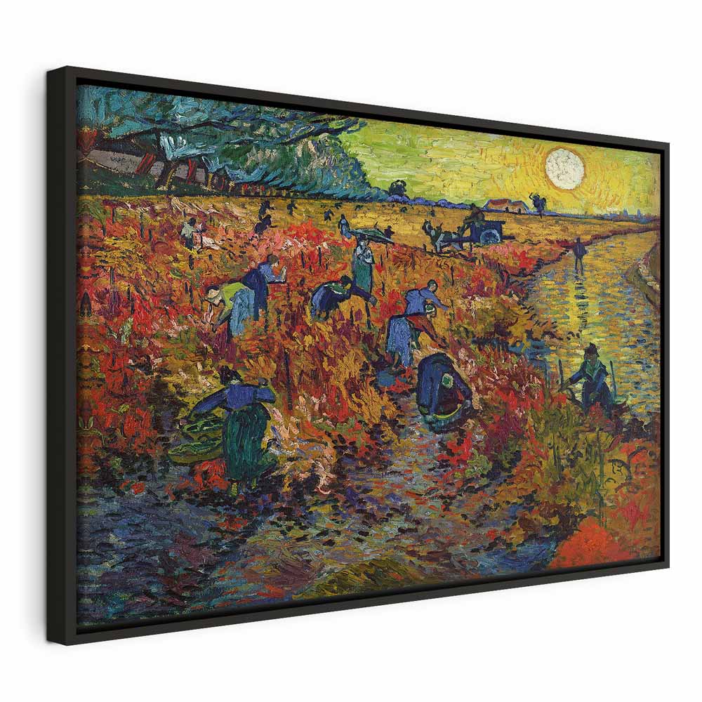 Red Vineyard Van Gogh Classic Canvas Print