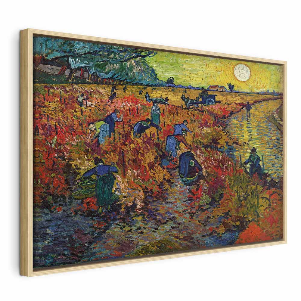 Red Vineyard Van Gogh Classic Canvas Print